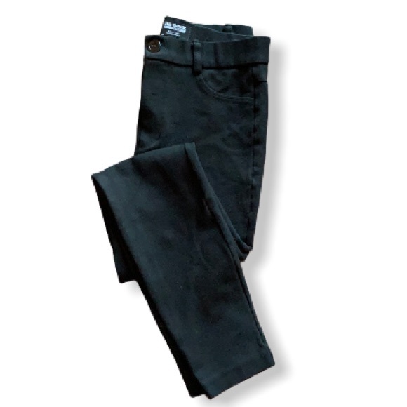 ZARA Jeggings black MADE IN TURKEY 100% cotton - Picture 2 of 4